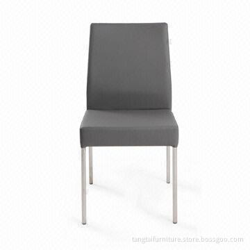 Soft Mat Dining Chair, Made of PPM and Stainless Steel, ODM/OEM Orders Welcomed